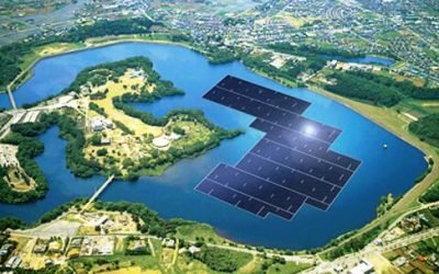 Las plantas solares también pueden flotar