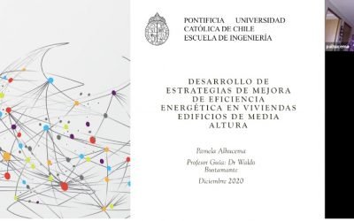 Pamela Alhucema Porcile se convierte en el nuevo graduado del Magíster en Ingeniería de la Energía de la Pontificia Universidad Católica de Chile