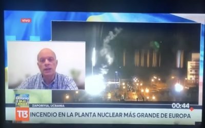 Julio Vergara en Teletrece: Ataque a planta nuclear en Ucrania.