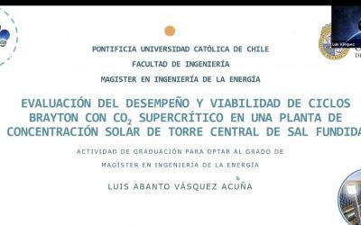 Luis Vásquez Acuña se convierte en nuevo graduado del Magíster en Ingeniería de la Energía de la Pontificia Universidad Católica de Chile
