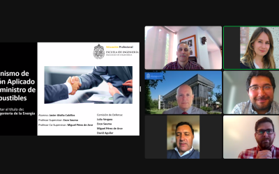 Javier Alviña se convierte en nuevo graduado del Magíster en Ingeniería de la Energía de la Pontificia Universidad Católica de Chile