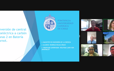 Rodrigo Rojas se convierte en nuevo graduado del Magíster en Ingeniería de la Energía de la Pontificia Universidad Católica de Chile