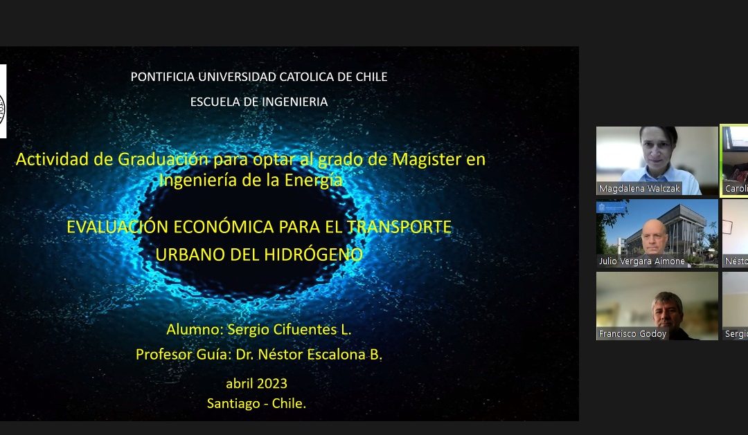 Sergio Cifuentes se convierte en nuevo graduado del Magíster en Ingeniería de la Energía de la Pontificia Universidad Católica de Chile