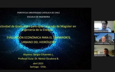 Sergio Cifuentes se convierte en nuevo graduado del Magíster en Ingeniería de la Energía de la Pontificia Universidad Católica de Chile