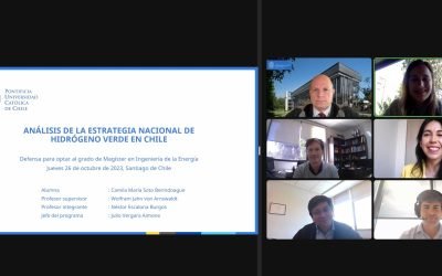 Camila Soto se convierte en una nueva graduada del Magíster en Ingeniería de la Energía de la Pontificia Universidad Católica de Chile