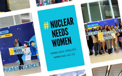 Josefa Cutipa estudiante del MIE-UC dijo presente el evento: “For More Women in Nuclear” (AIEA)