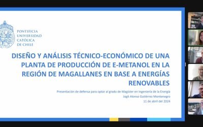 Jogli Alonso Gutiérrez se convierte en un nuevo graduado del Magíster en Ingeniería de la Energía de la Pontificia Universidad Católica de Chile
