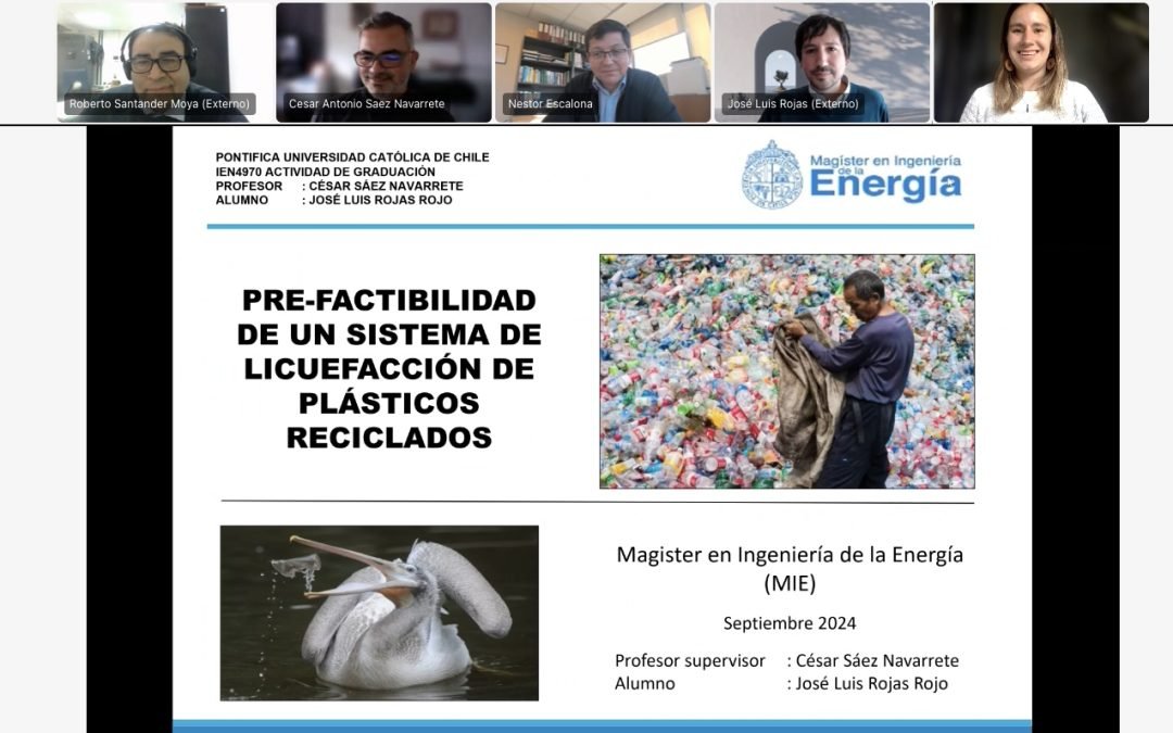 José Luis Rojas se convierte en un nuevo graduado del Magíster en Ingeniería de la Energía de la Pontificia Universidad Católica de Chile