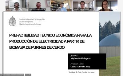 Alejandro Balaguer se convierte en un nuevo graduado del Magíster en Ingeniería de la Energía de la Pontificia Universidad Católica de Chile