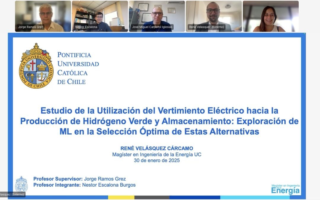 René Velázquez se convierte en un nuevo graduado del Magíster en Ingeniería de la Energía de la Pontificia Universidad Católica de Chile