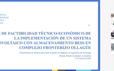 Brayan Lavandero se convierte en un nuevo graduado del Magíster en Ingeniería de la Energía de la Pontificia Universidad Católica de Chile