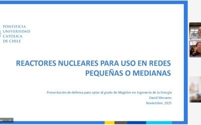 David Menares se convierte en un nuevo graduado del Magíster en Ingeniería de la Energía de la Pontificia Universidad Católica de Chile