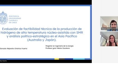 Gonzalo Oróstica se convierte en un nuevo graduado del Magíster en Ingeniería de la Energía de la Pontificia Universidad Católica de Chile