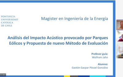 Gastón Pössel se convierte en un nuevo graduado del Magíster en Ingeniería de la Energía de la Pontificia Universidad Católica de Chile