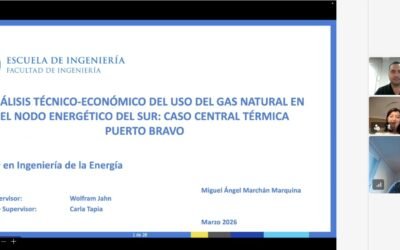 Miguel Marchán se convierte en un nuevo graduado del Magíster en Ingeniería de la Energía de la Pontificia Universidad Católica de Chile