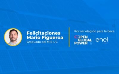 Graduado del MIE-UC es seleccionado para programa internacional de liderazgo en energía sostenible de Fundación Enel