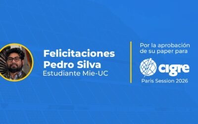 Estudiante del MIE-UC presentará paper en la Sesión CIGRE París 2026